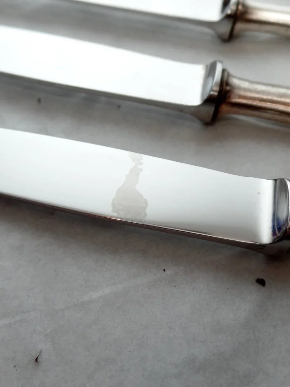 Zwillings J.A. Henckels Set Of 5 Butter Knives 800 Silver Holland